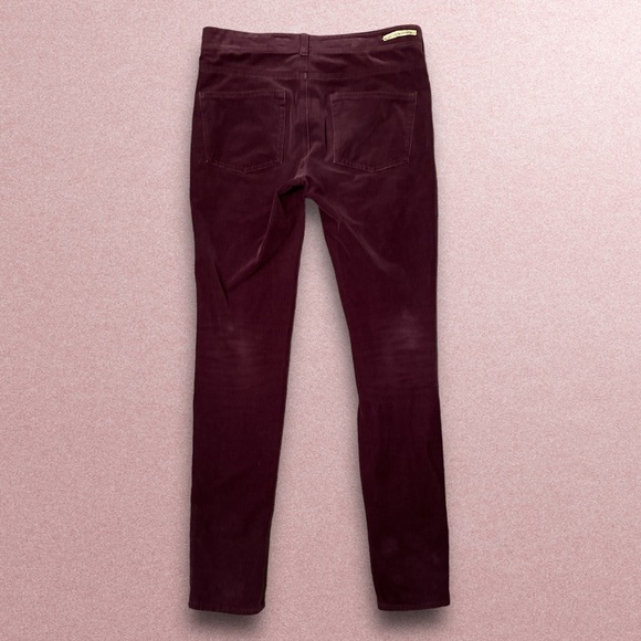 Anthropologie Pilcro Serif Burgundy Corduroy Pants - Picture 2 of 7